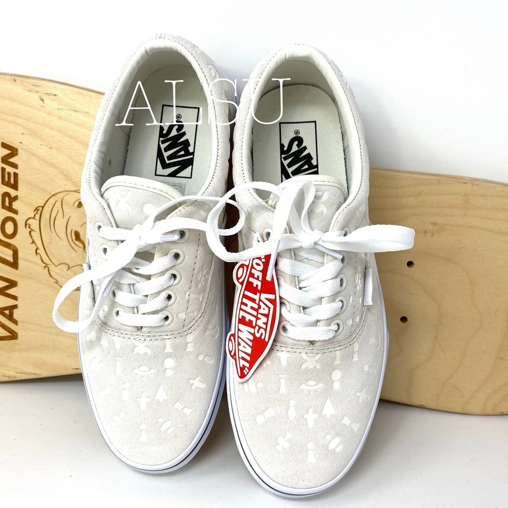 🌿Sale🌿 VANS Era Area 66 Suede White Off AUTHENTIC Women's Size VN0A4BV4TGL - Picture 7 of 9